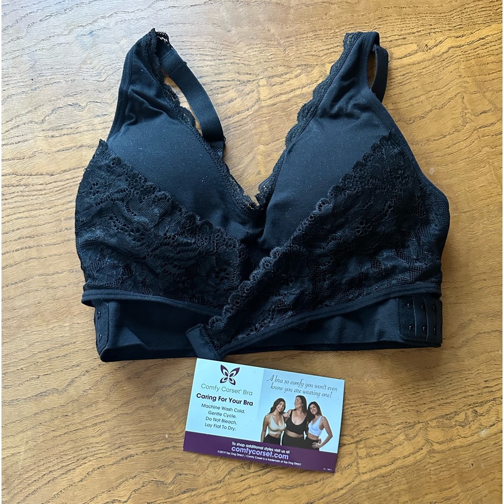 Cross cross wrap bra